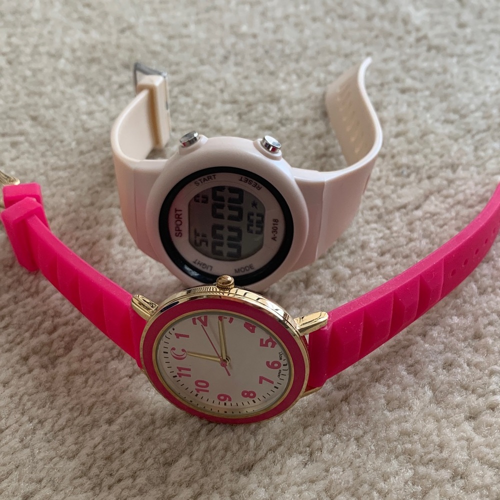 Pink and Cream Watches